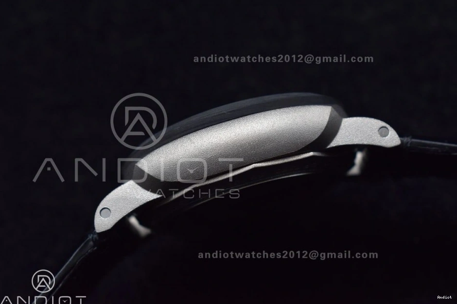 GMT Super Strap W Black VSF Leather P.9011 Dial Clone 42mm Black Best PAM1096 on Titanium Luminor 1:1 Edition 0223